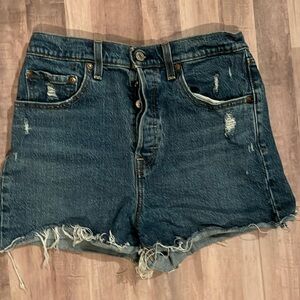 Levis Ribcage Shorts